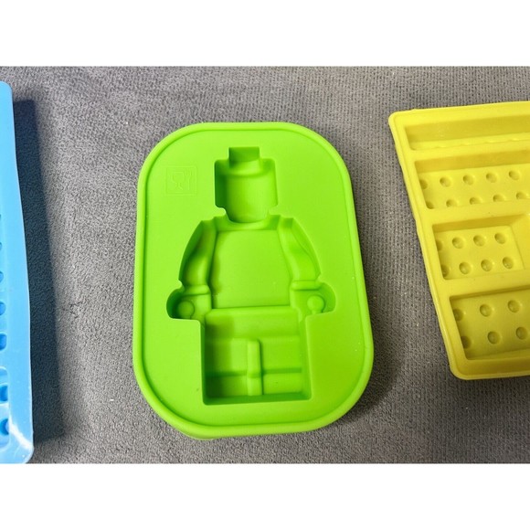 Silicone Molds Figures Bricks Candy Ice Chocolate Baking Lot Bundle - Picture 5 of 7